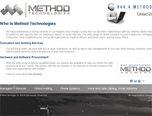 Tablet Screenshot of methodhosting.net